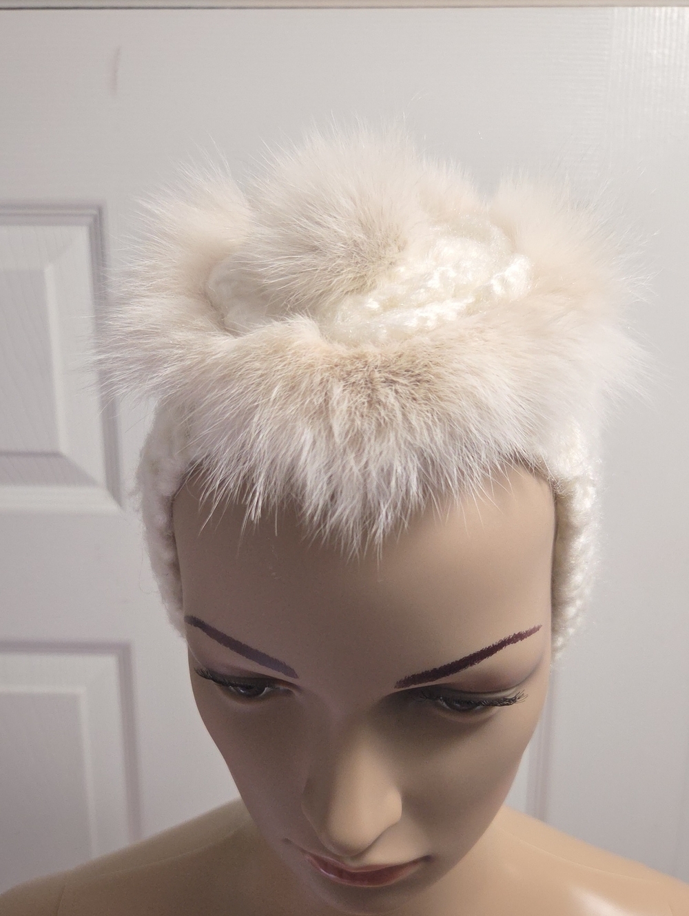 Aspen Fashion Fox Fur Headband Earwarmers